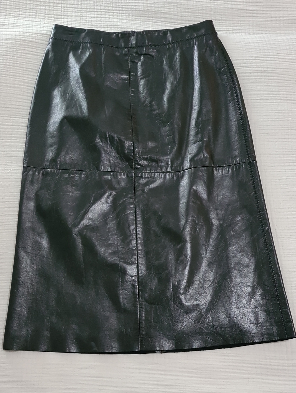 Gap - Y2k Leather Midi A-Line Skirt